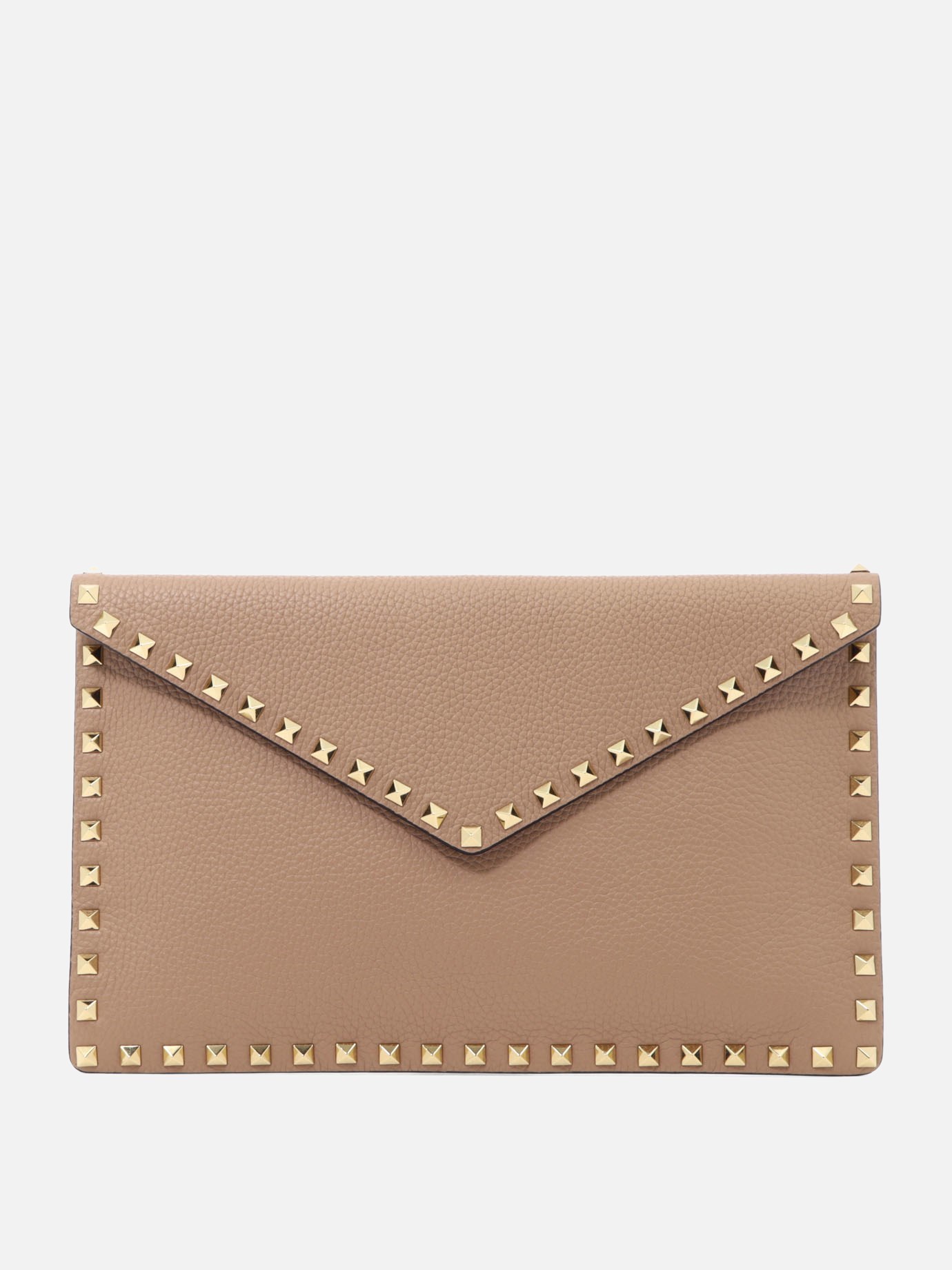 valentino large rockstud clutch bag