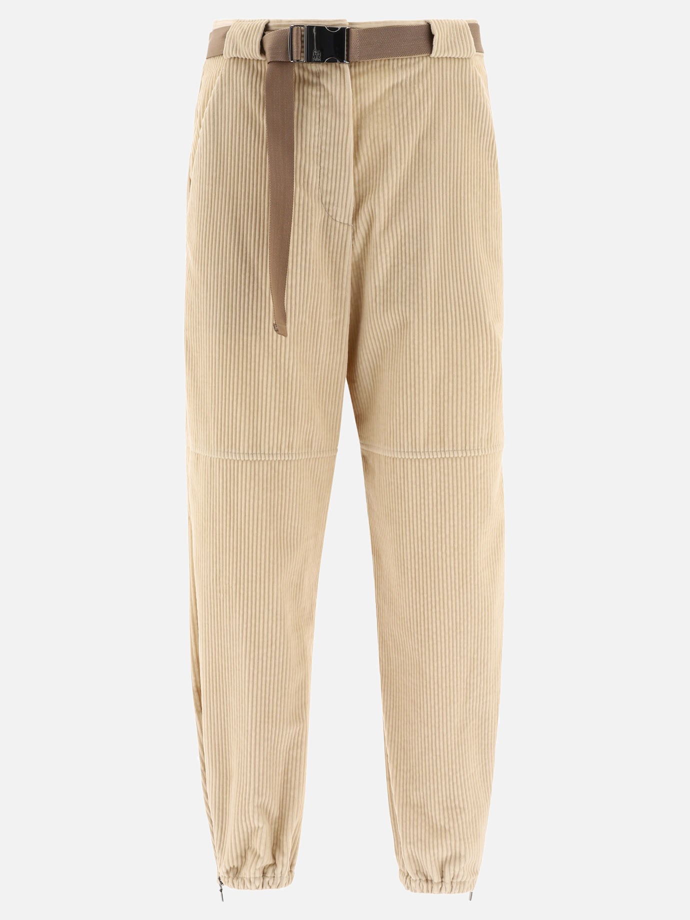 Ribbed trousers with beltby Brunello Cucinelli - 4