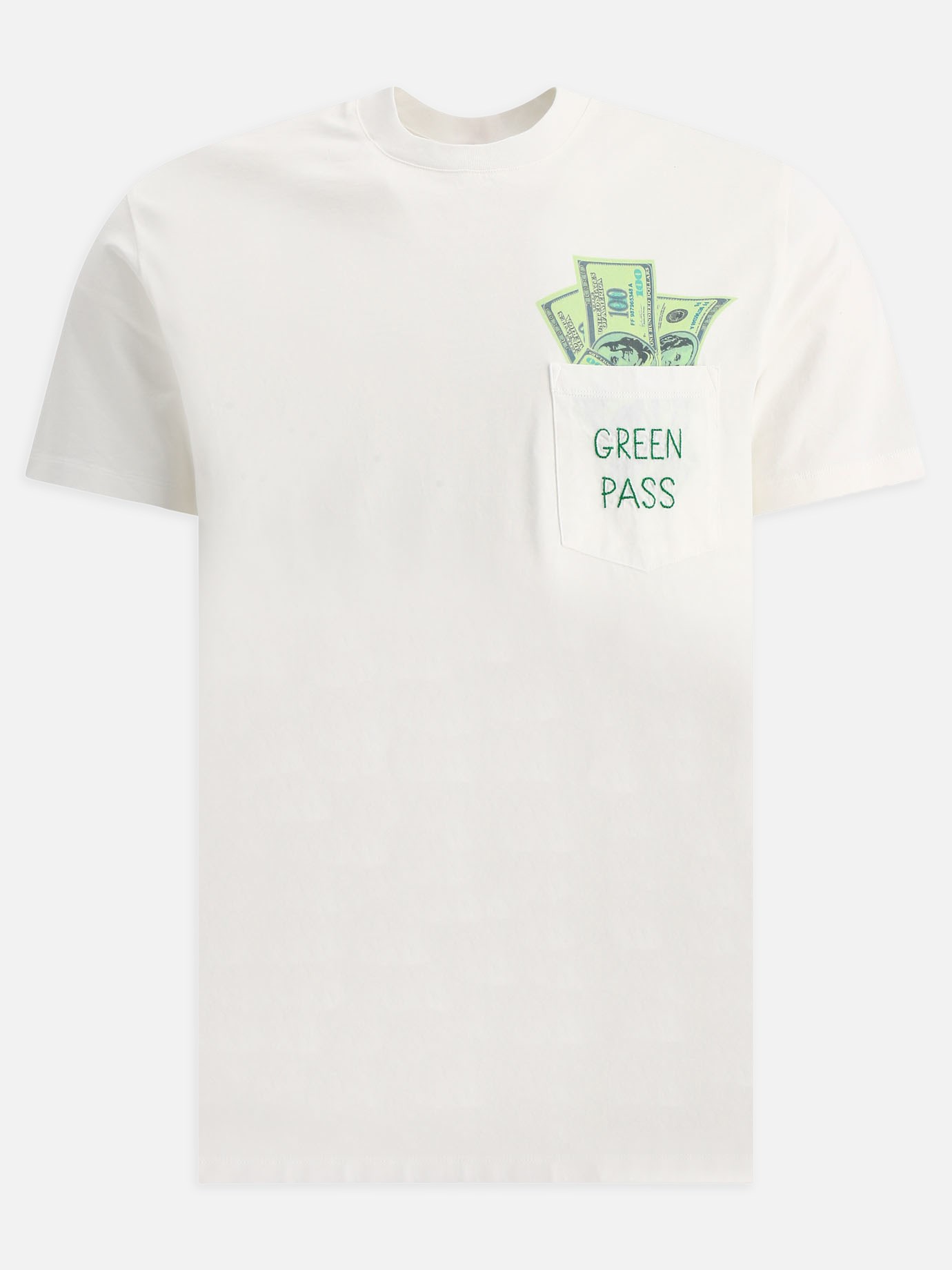 T-shirt  Green Pass by MC2 Saint Barth - 2