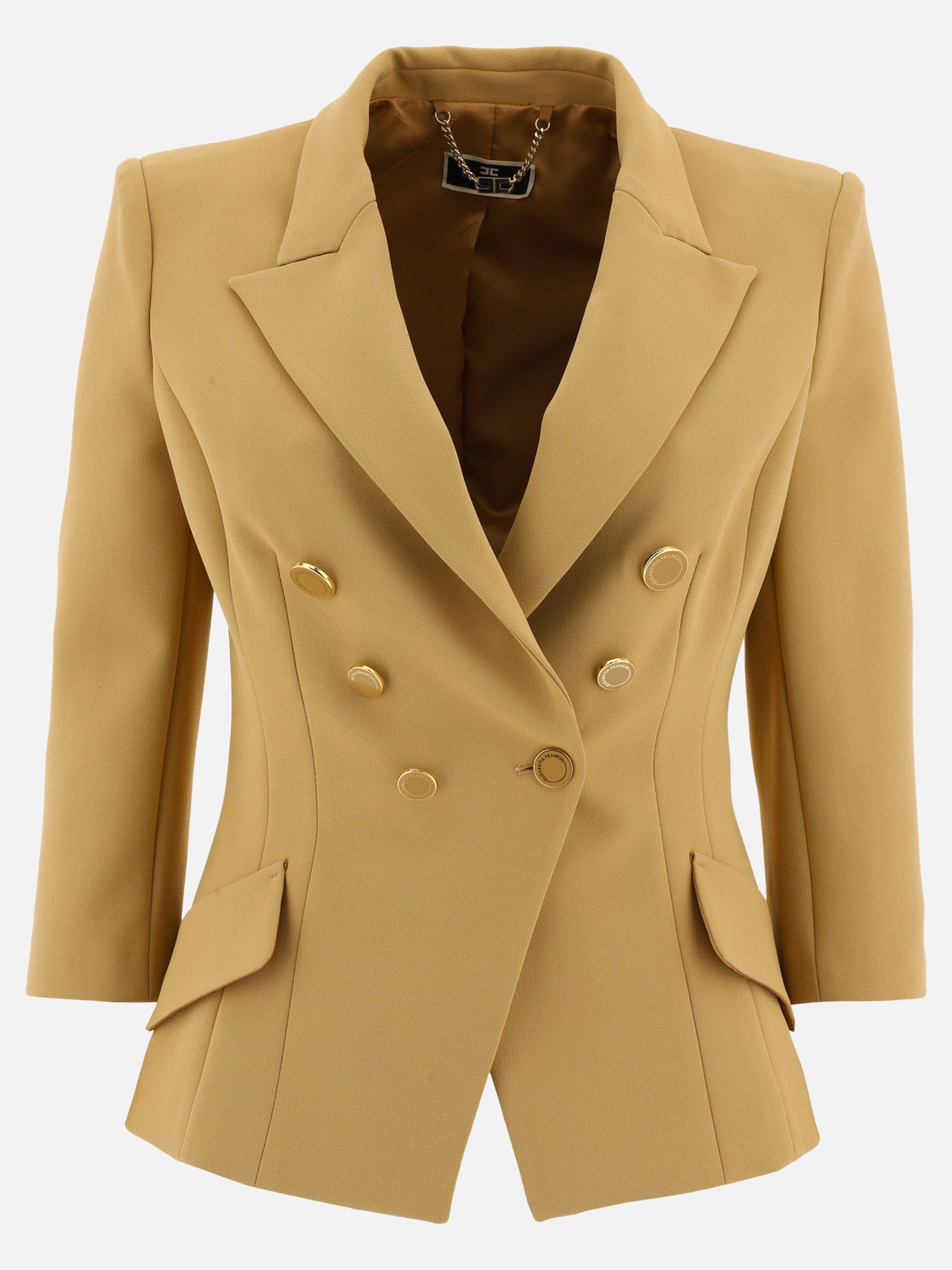 Double-breasted blazer with gold buttonsby Elisabetta Franchi - 0