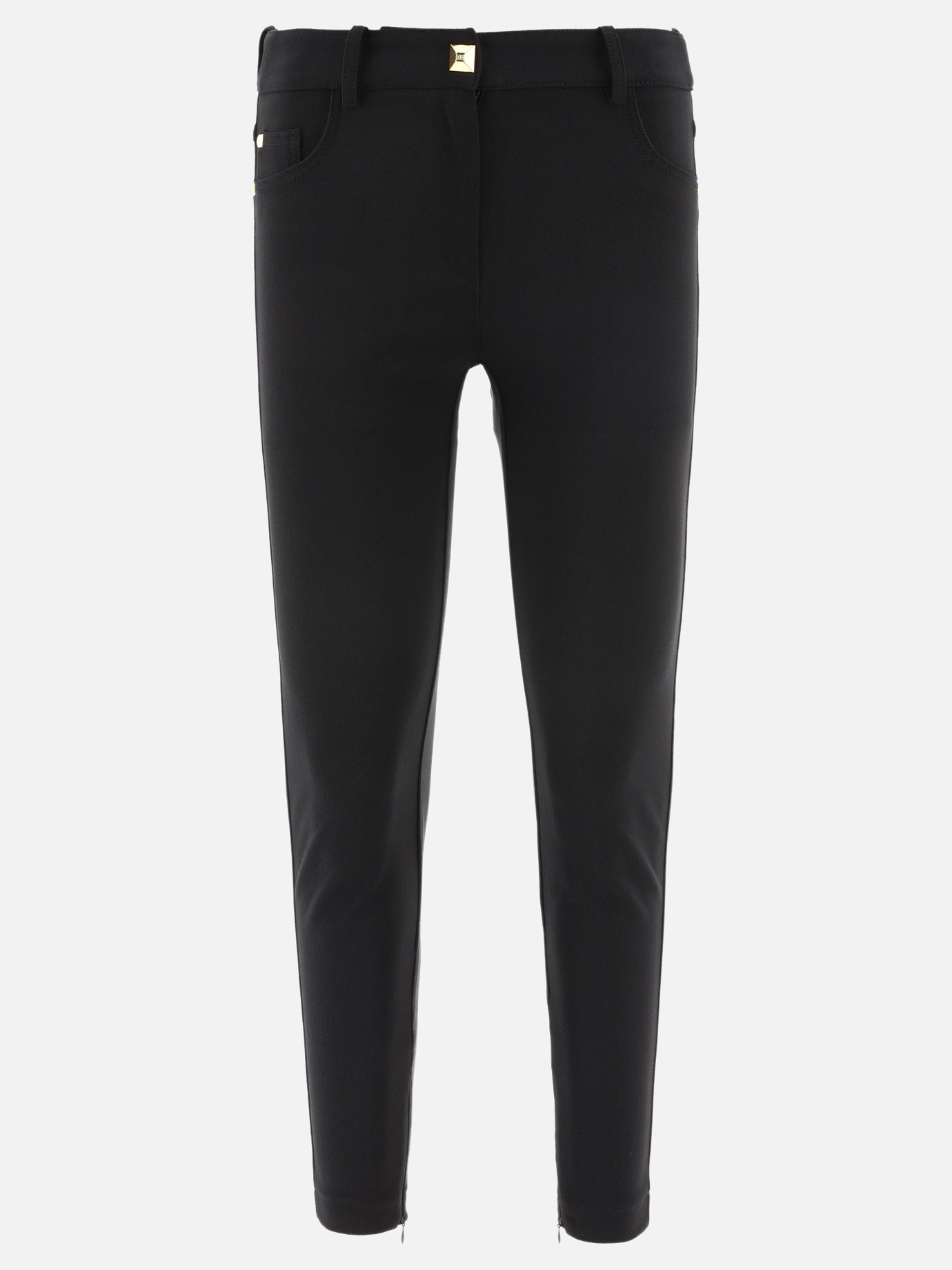 Cropped trousers with studby Elisabetta Franchi - 3