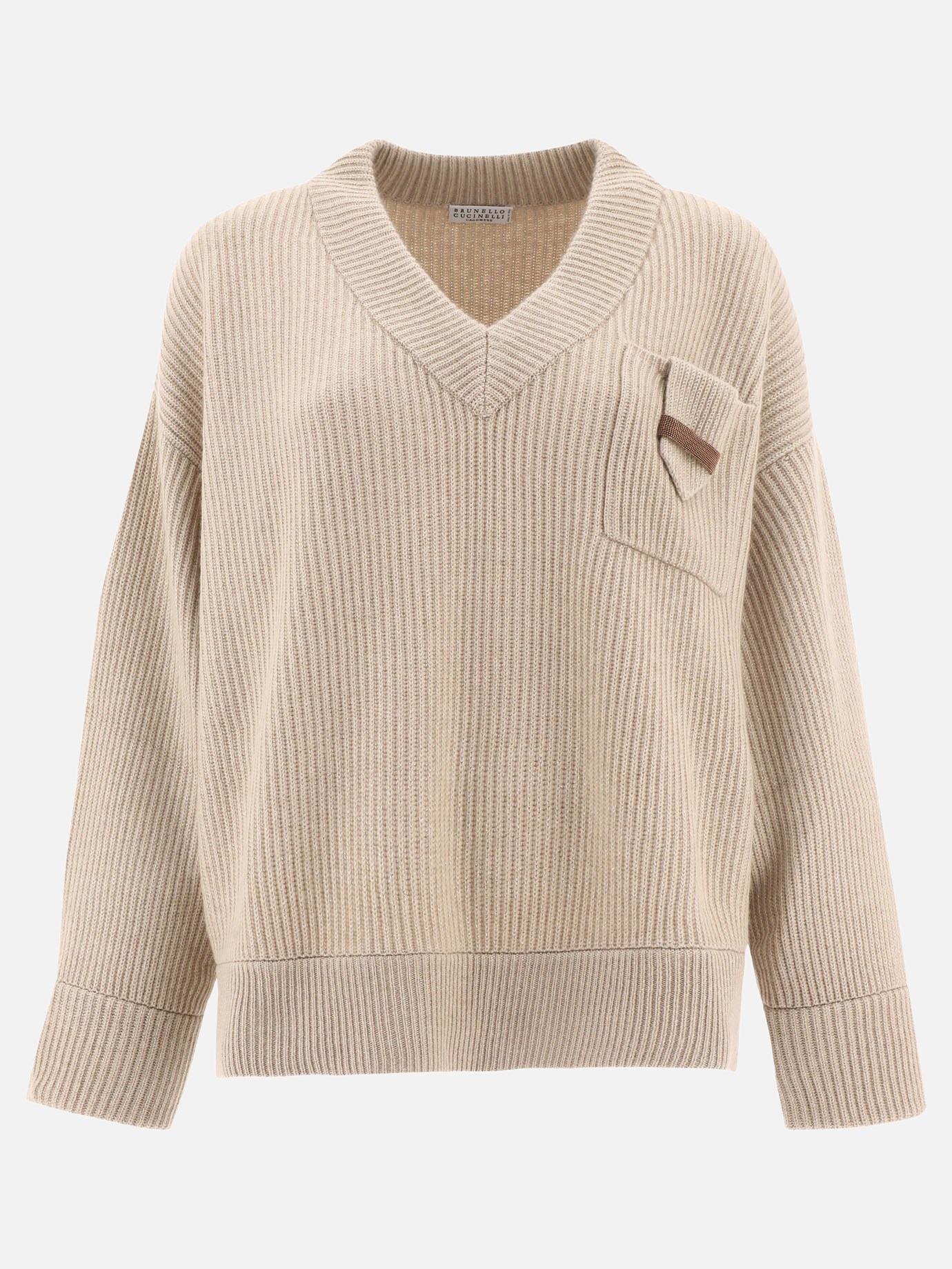 Ribbed sweater with pocketby Brunello Cucinelli - 4