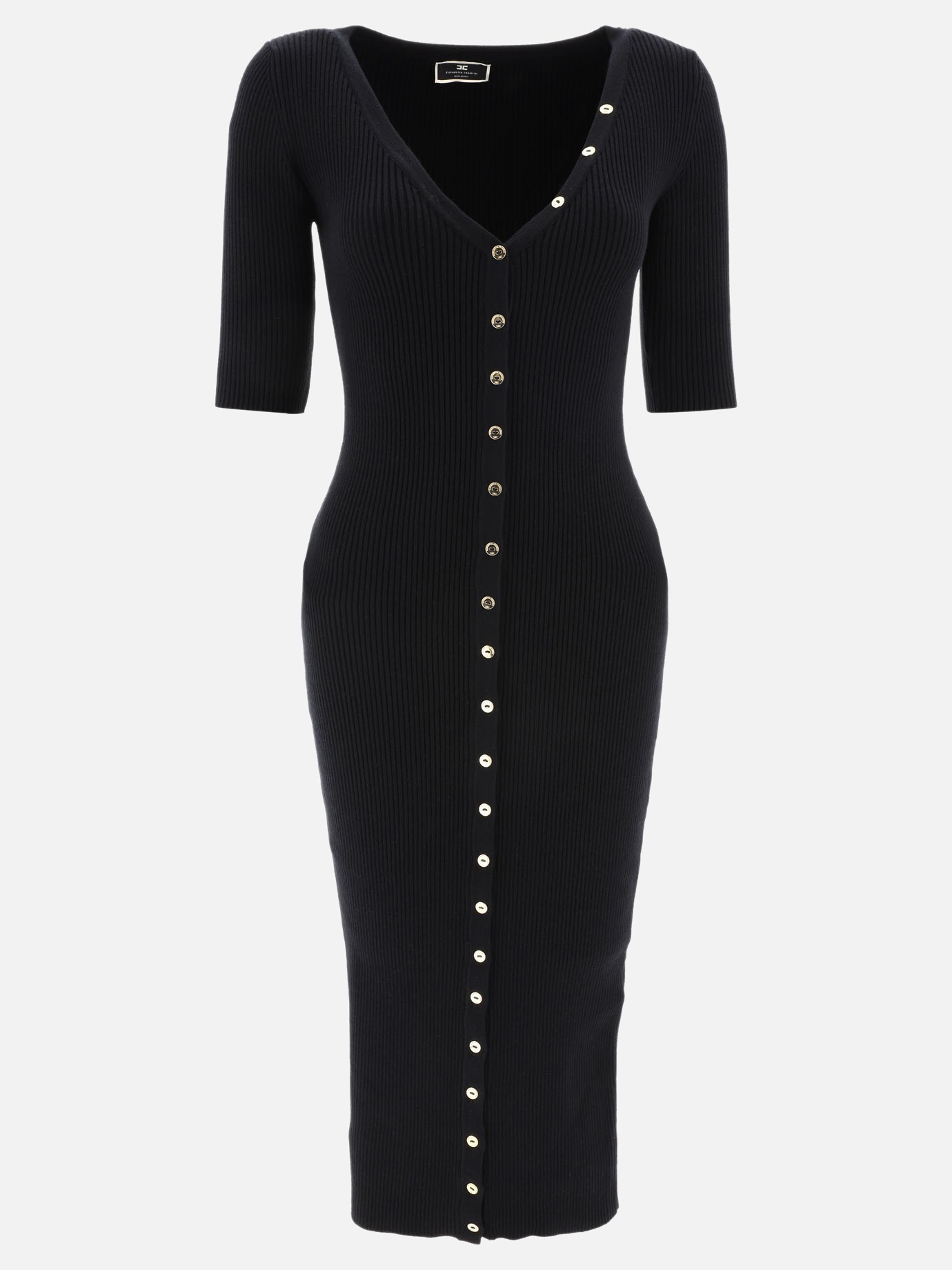 Ribbed dress with buttonsby Elisabetta Franchi - 3