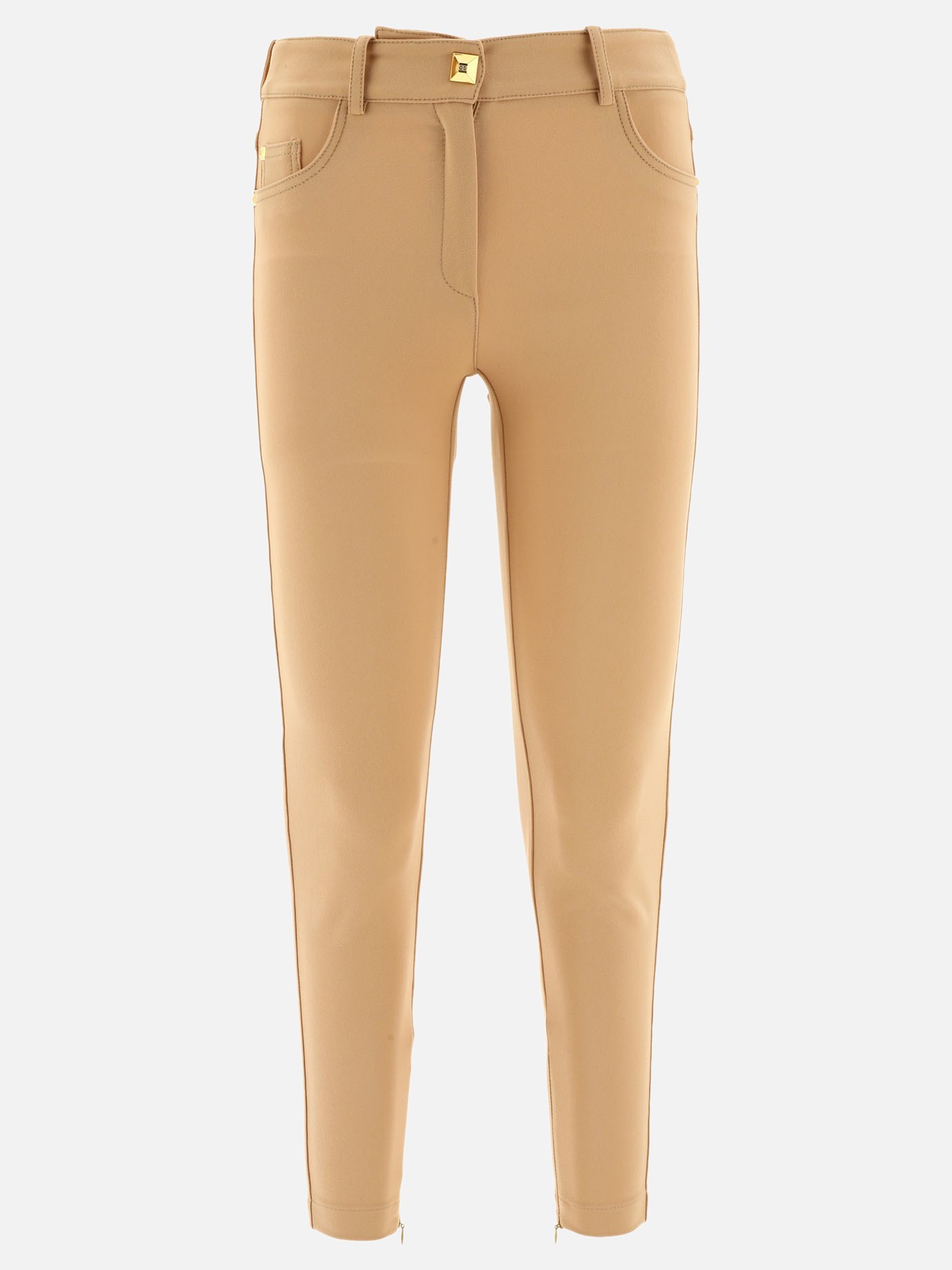 Cropped trousers with studby Elisabetta Franchi - 5