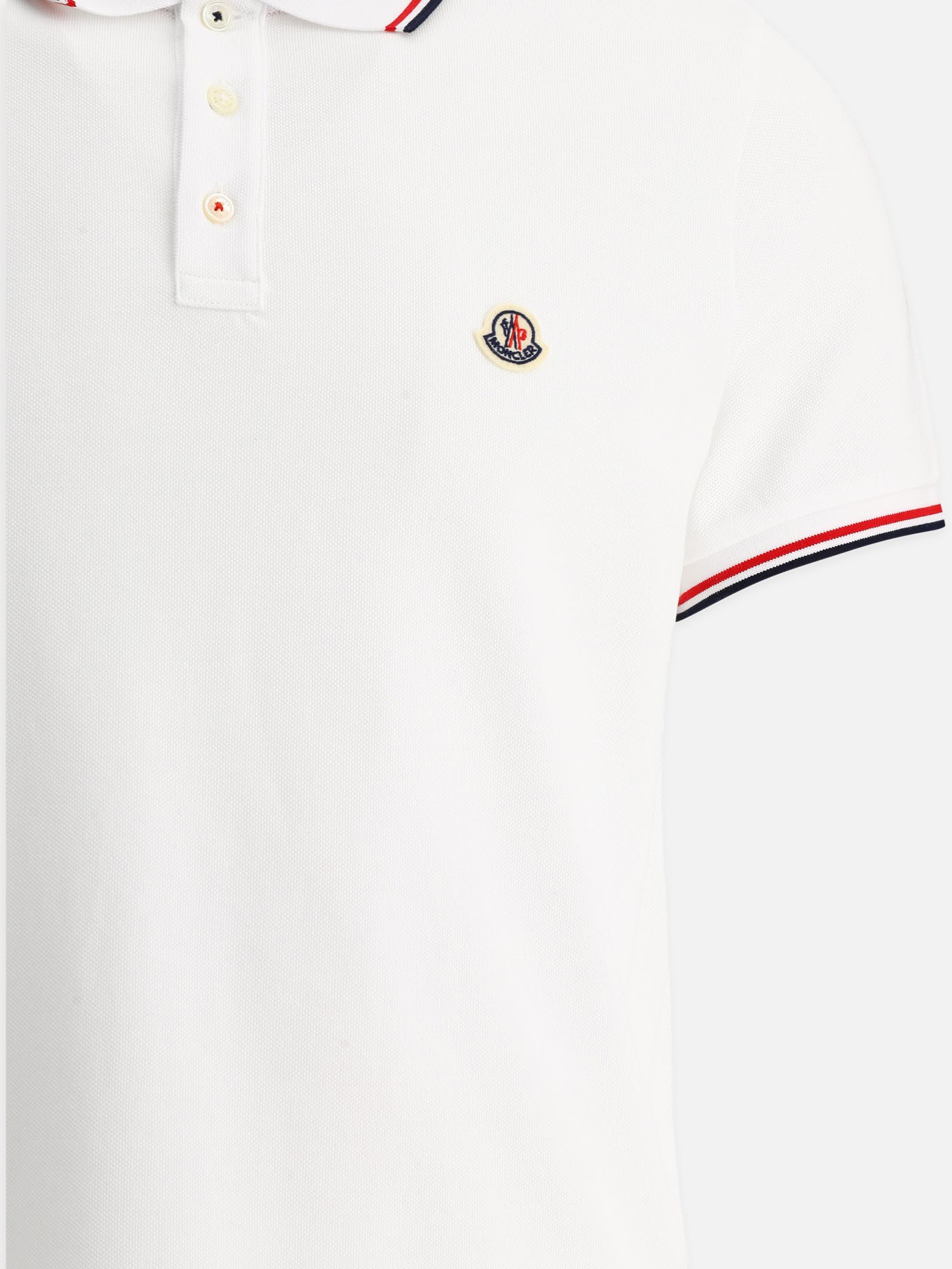 Polo con patch by Moncler