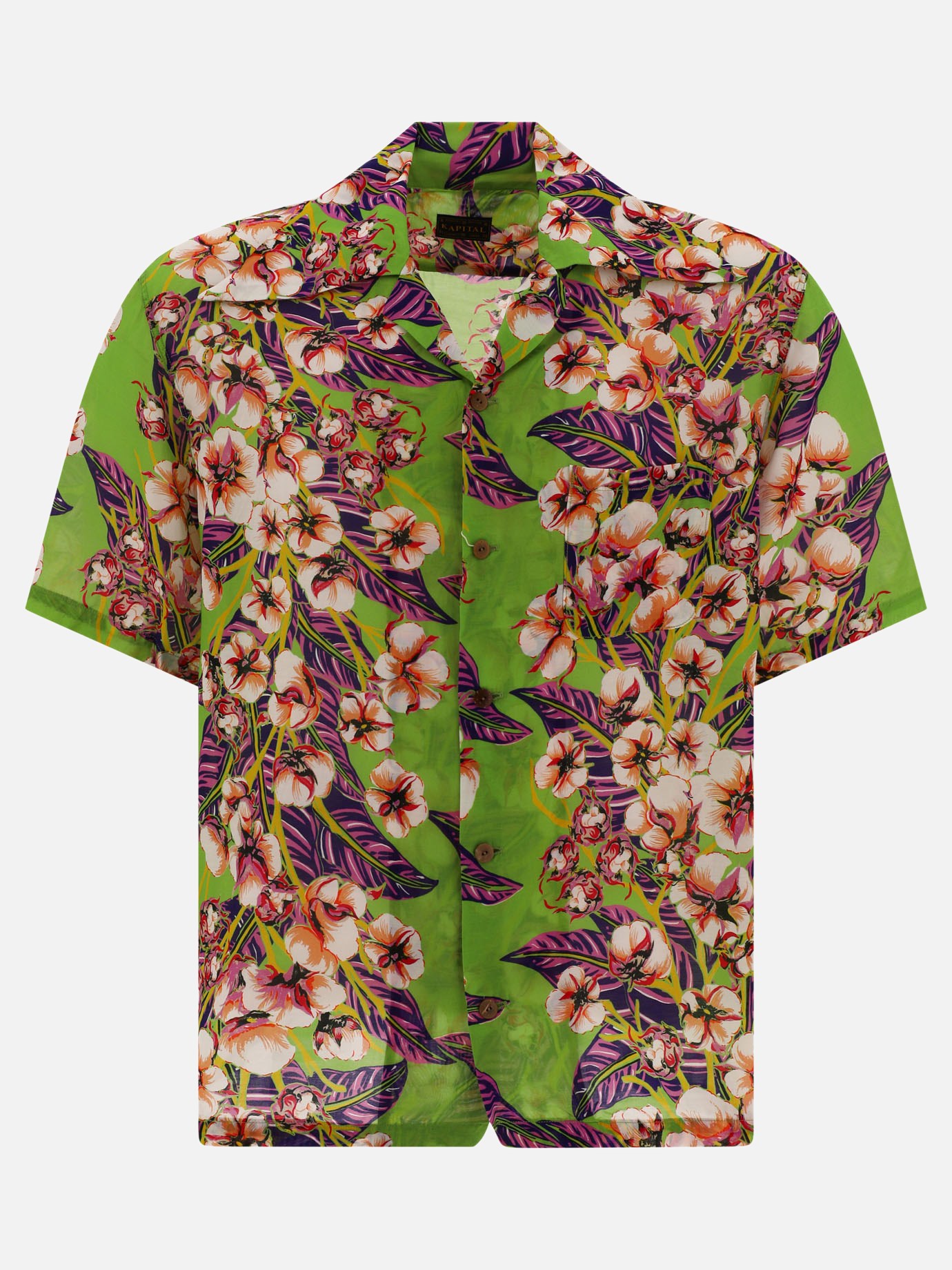  Flower Pattern Aloha  shirtby Kapital - 0