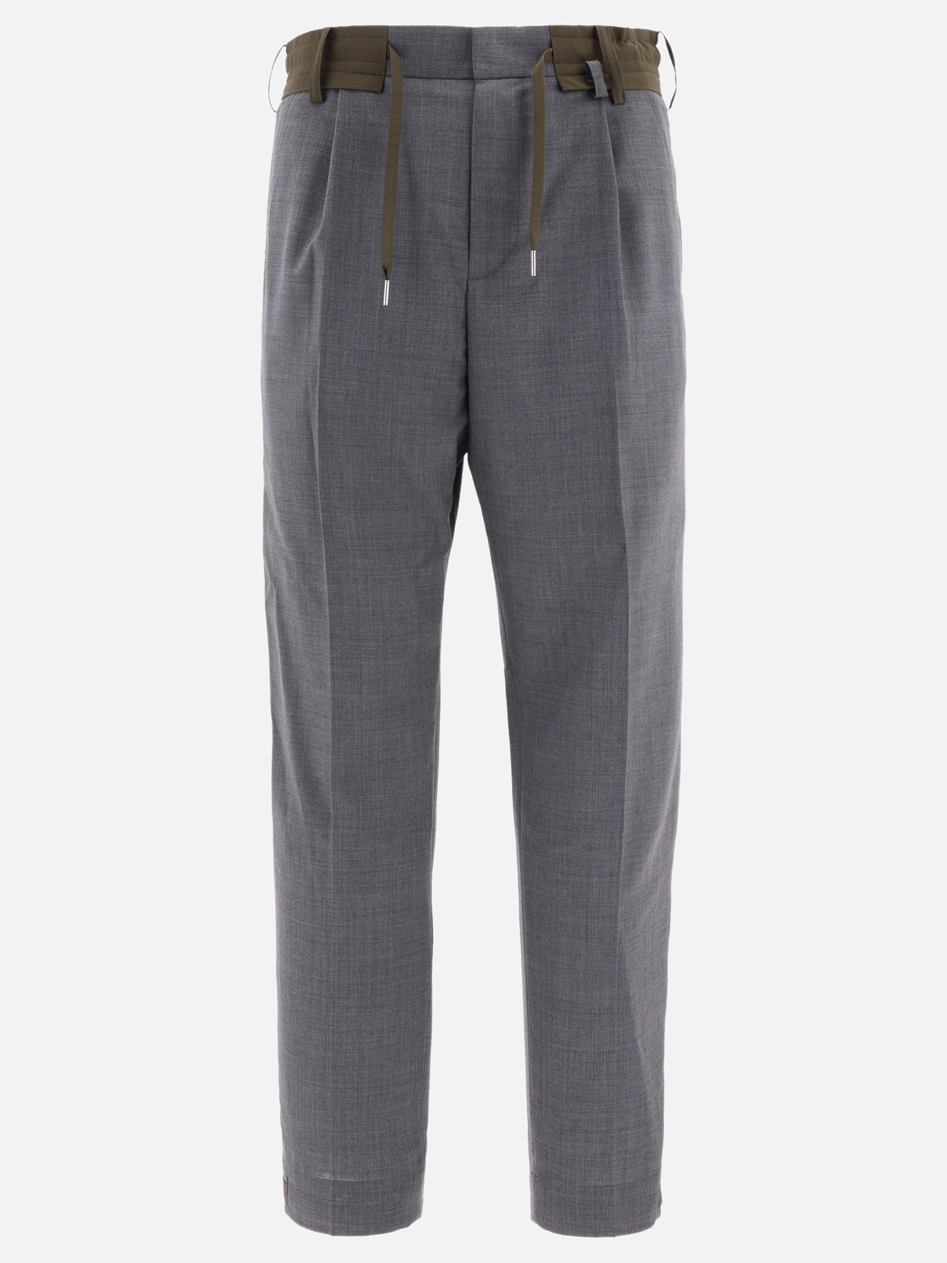 Tailored trousers with contrast detailsby Sacai - 0