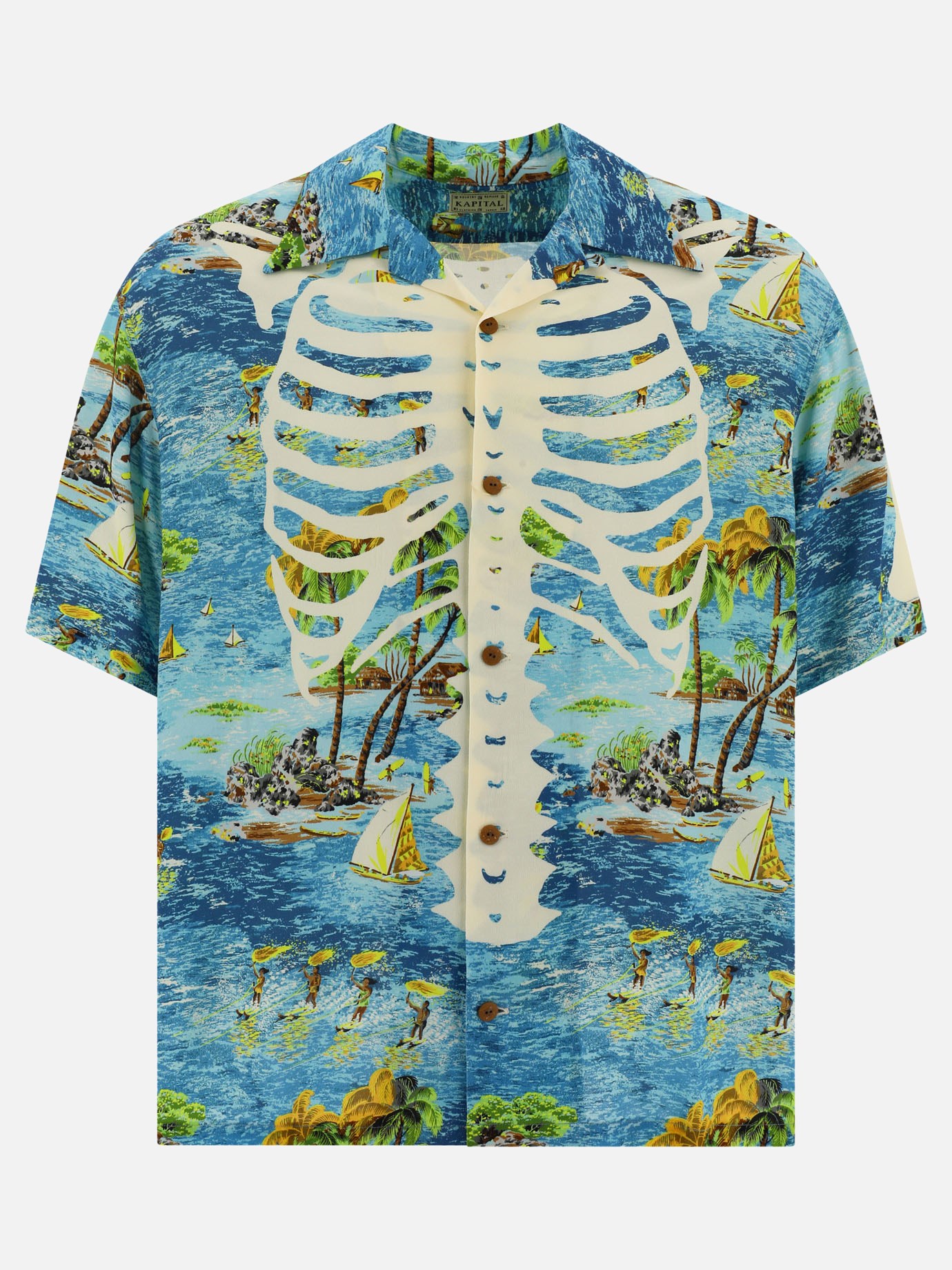  Bone Aloha  shirtby Kapital - 0