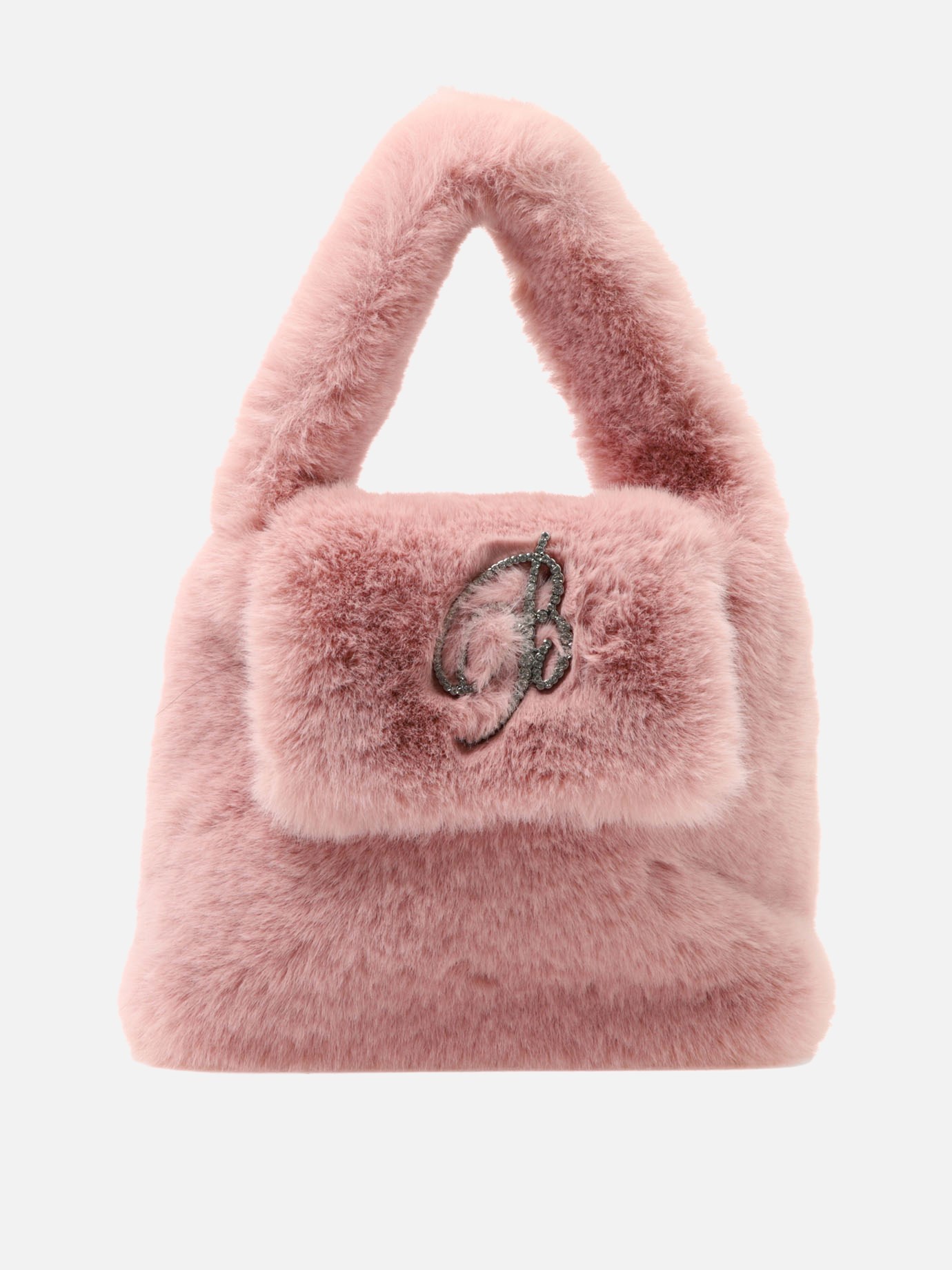 Handbag in faux fur