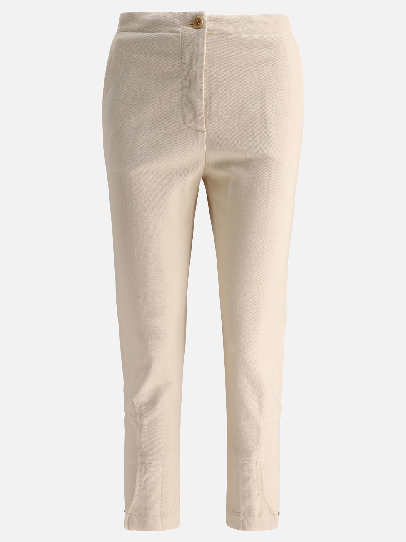 Brushed cotton trousers