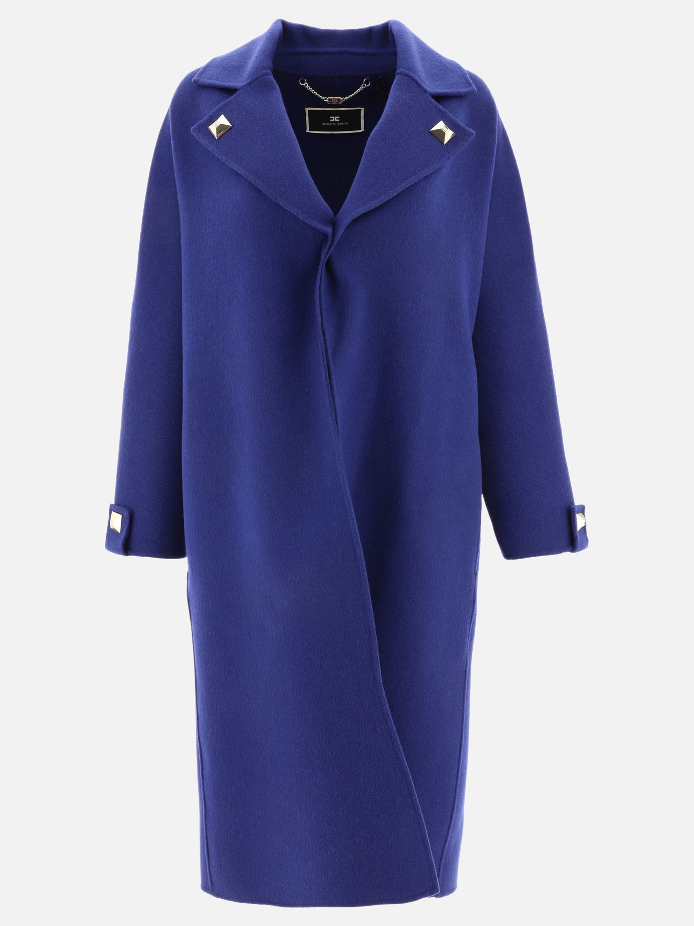 Studded coat with beltby Elisabetta Franchi - 3