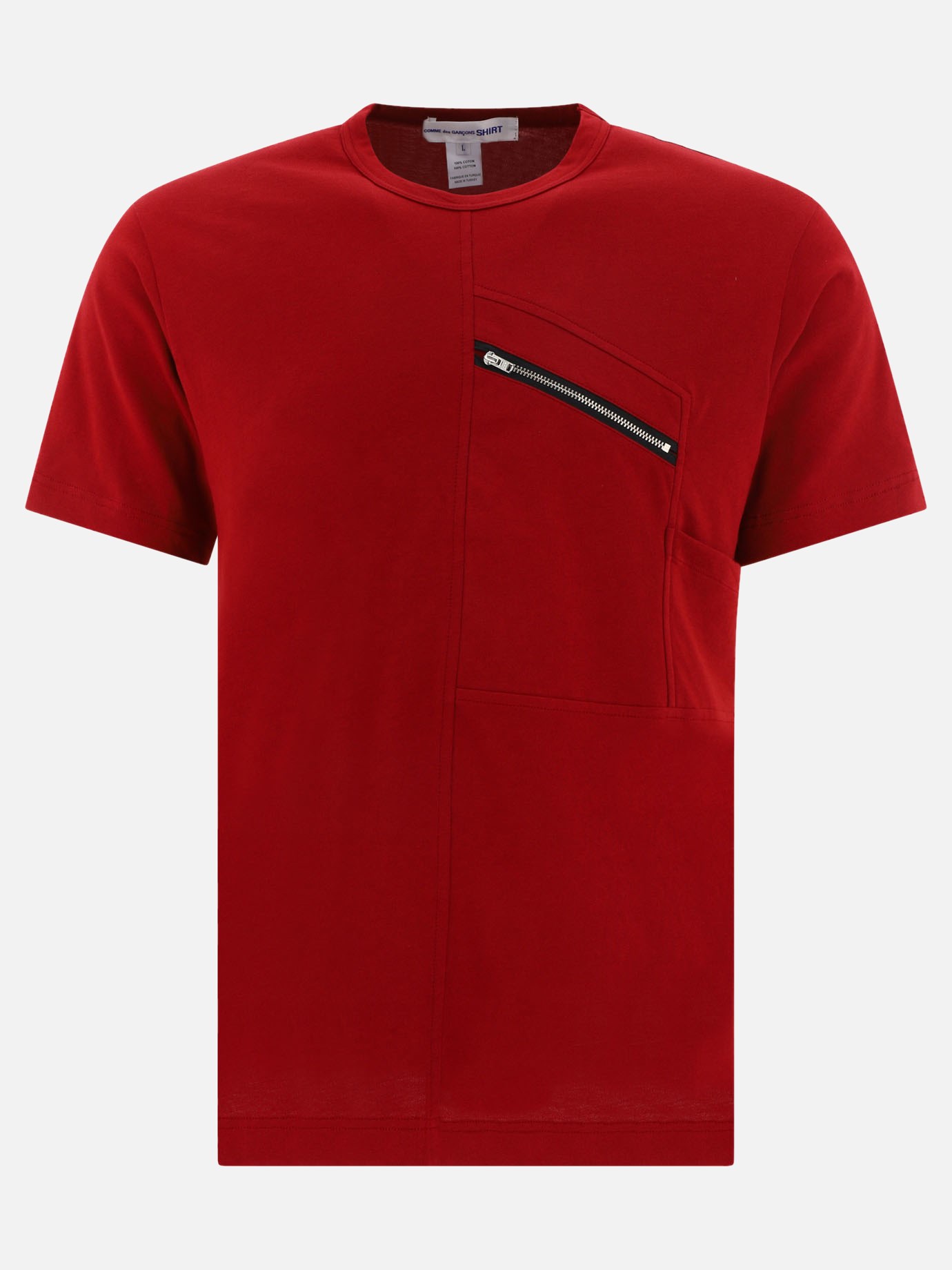 T-shirt con dettaglio zipby Comme Des Garçons Shirt - 5