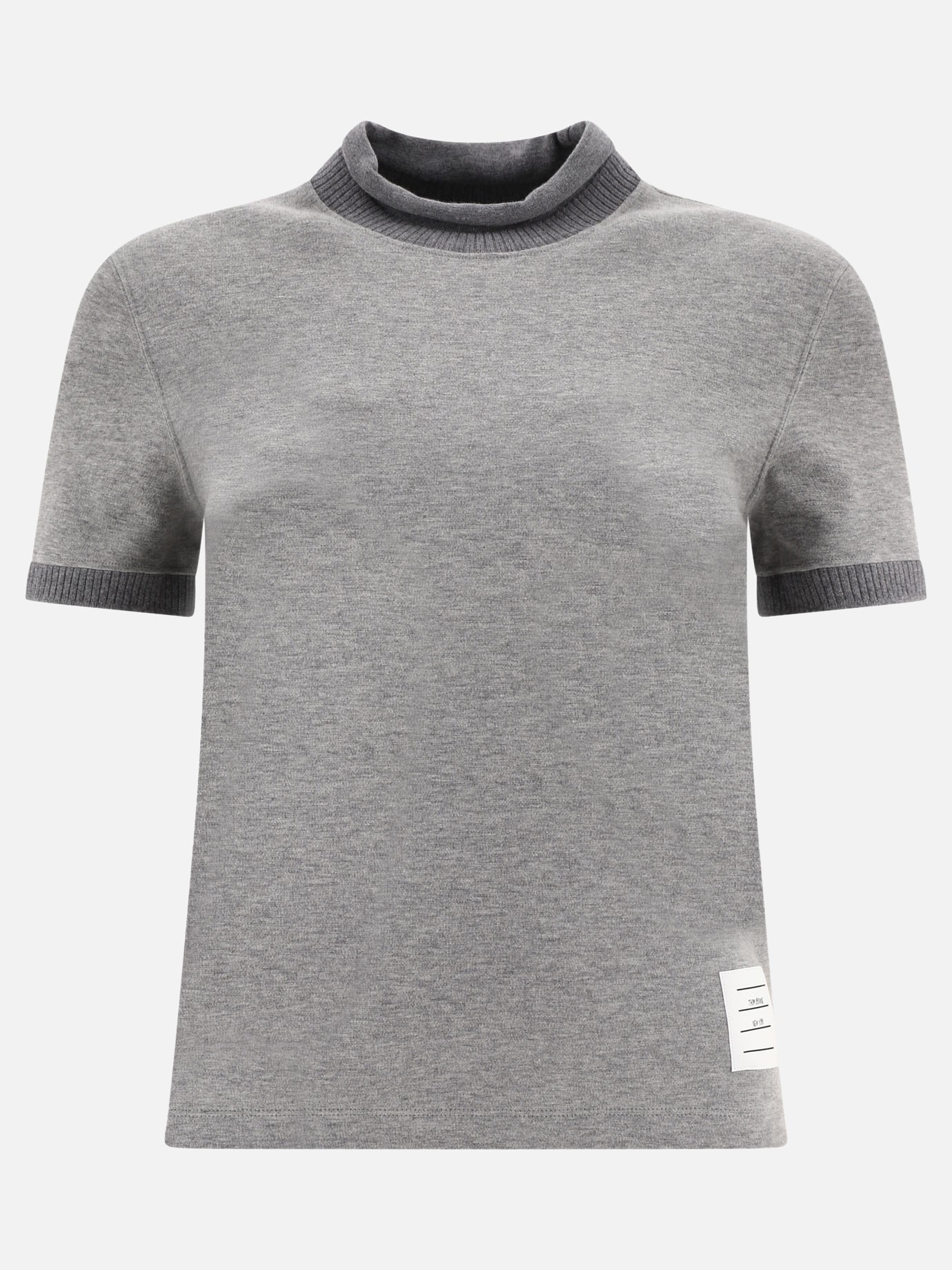  Ribbed-edge  t-shirtby Thom Browne - 3