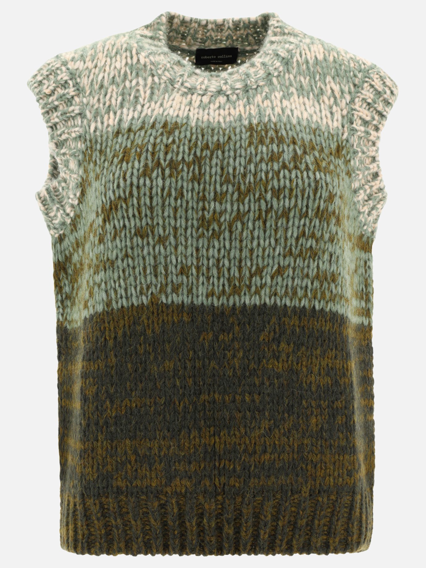 Degradé sleeveless sweater