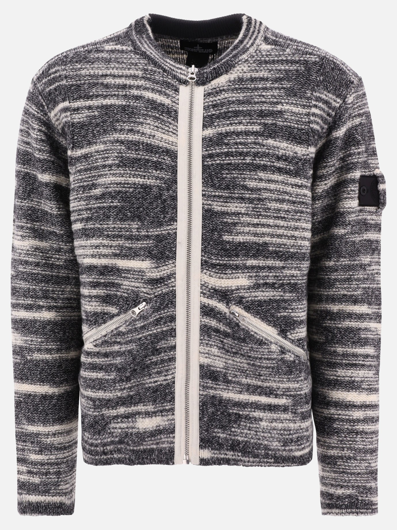 Maglione mélange con zipby Stone Island Shadow Project - 0