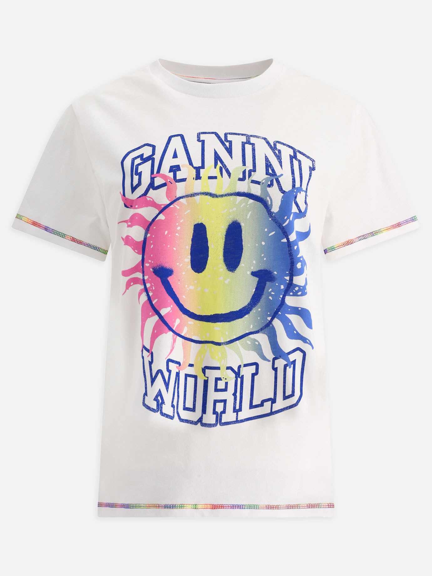 T-shirt  Smiley by Ganni - 4