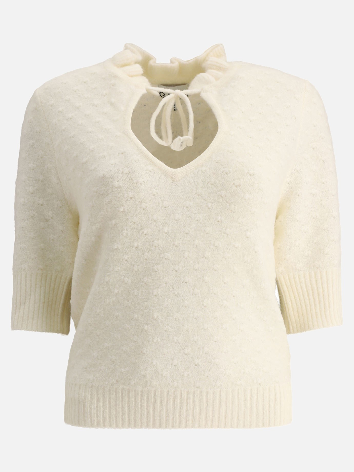 Sweater with cout-out