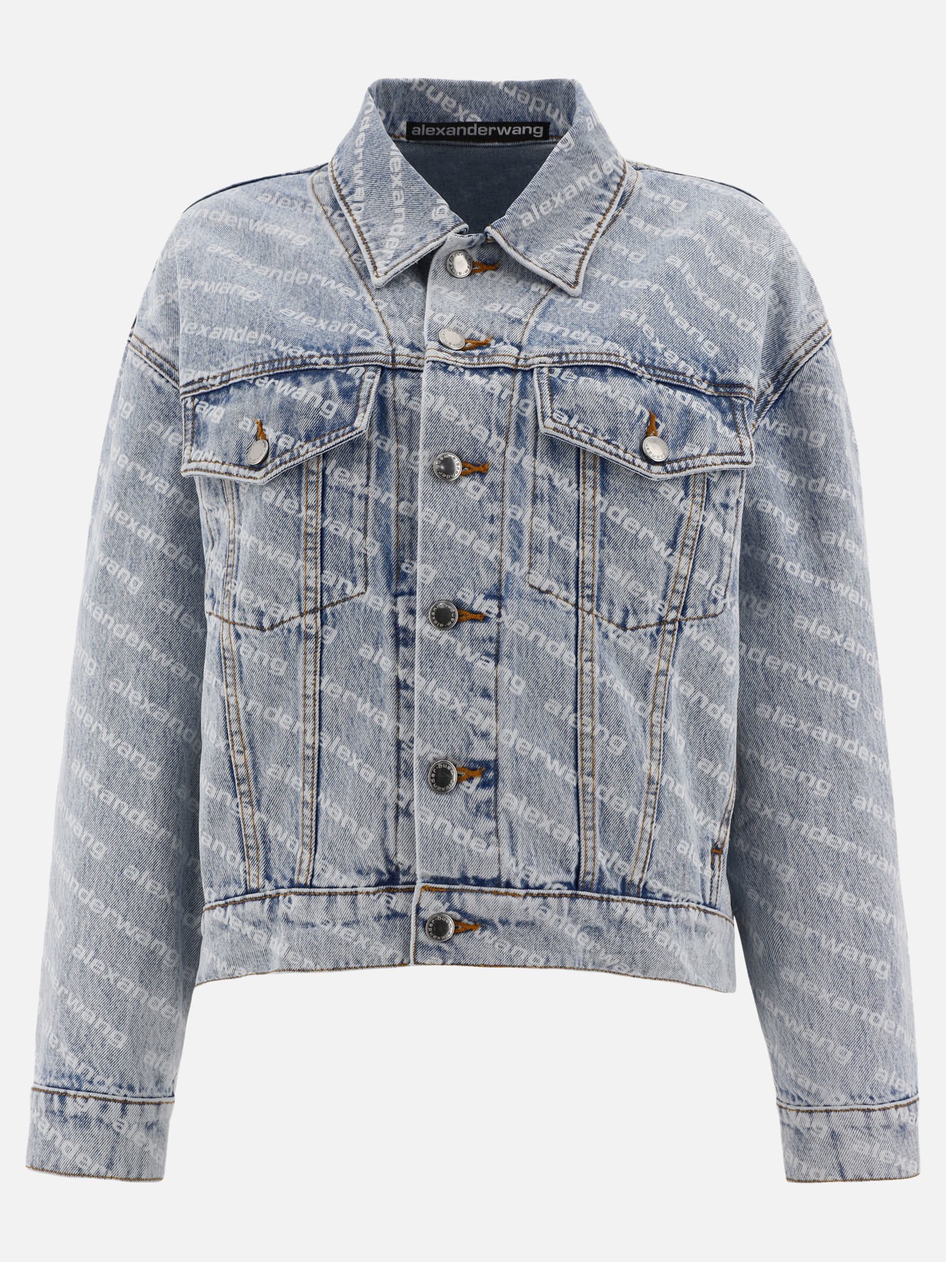 All-over denim jacket by Alexander Wang - 0