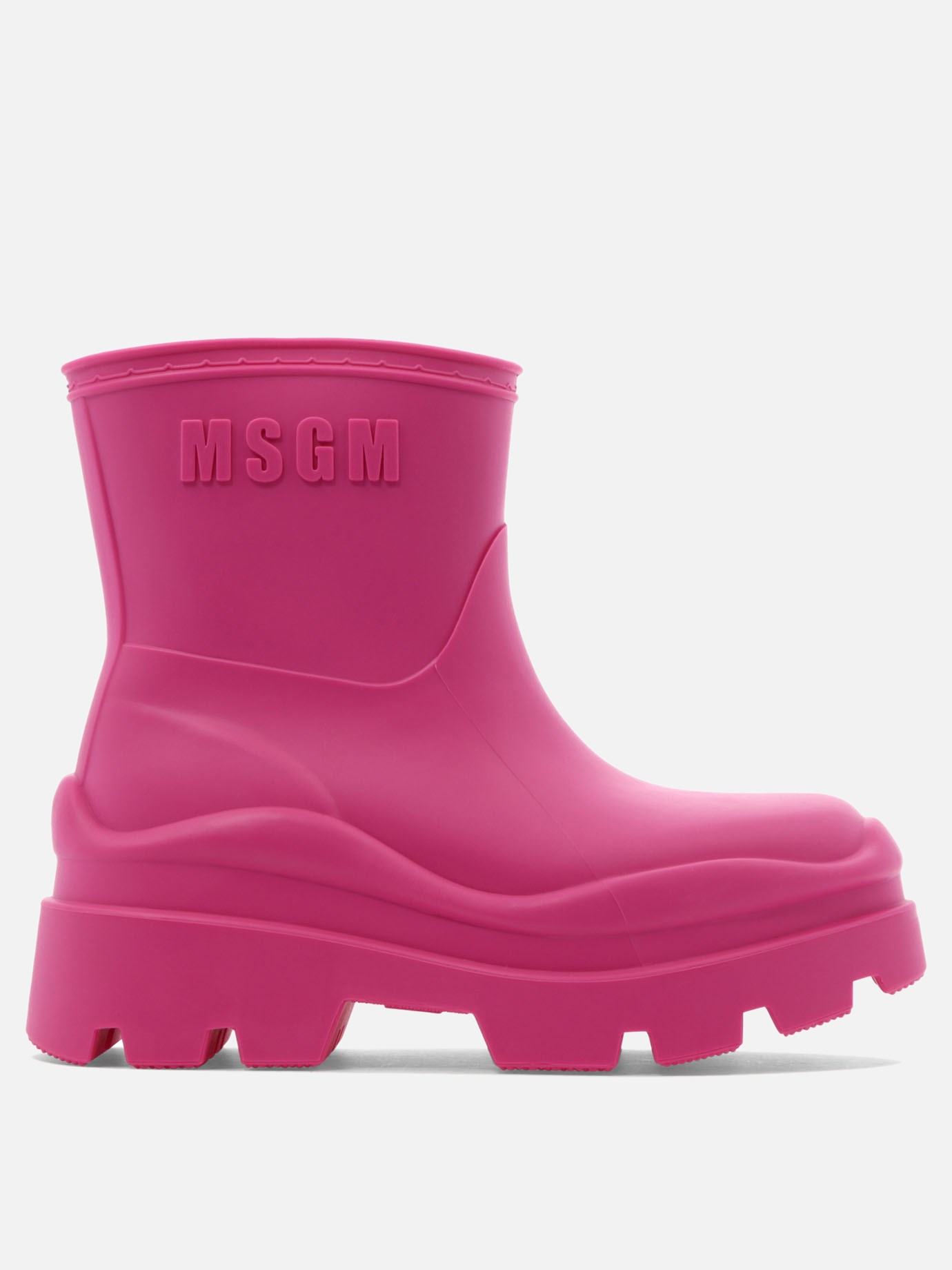 Embossed rain bootsby Msgm - 2