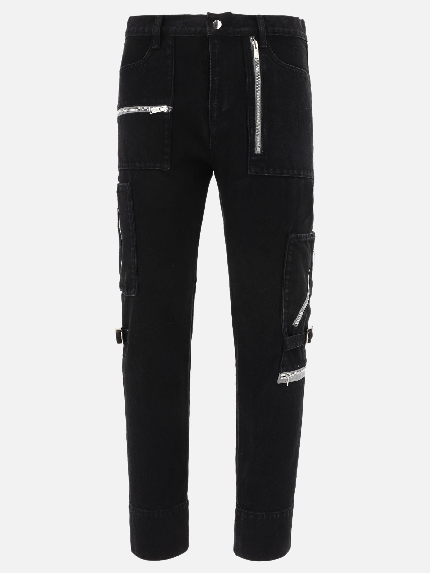 Jeans with zip details
