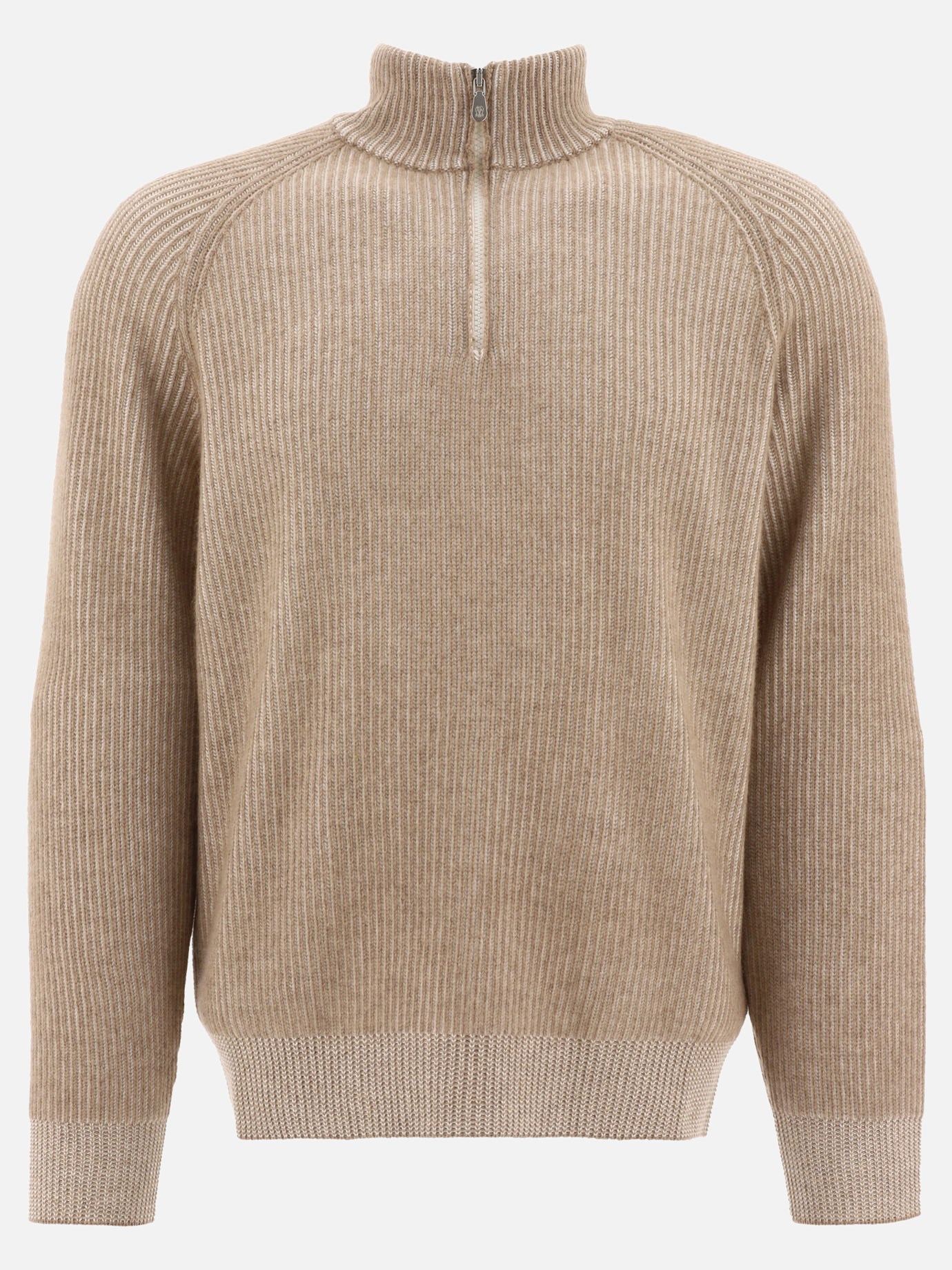 Vanisé half zip sweater with raglan sleeves