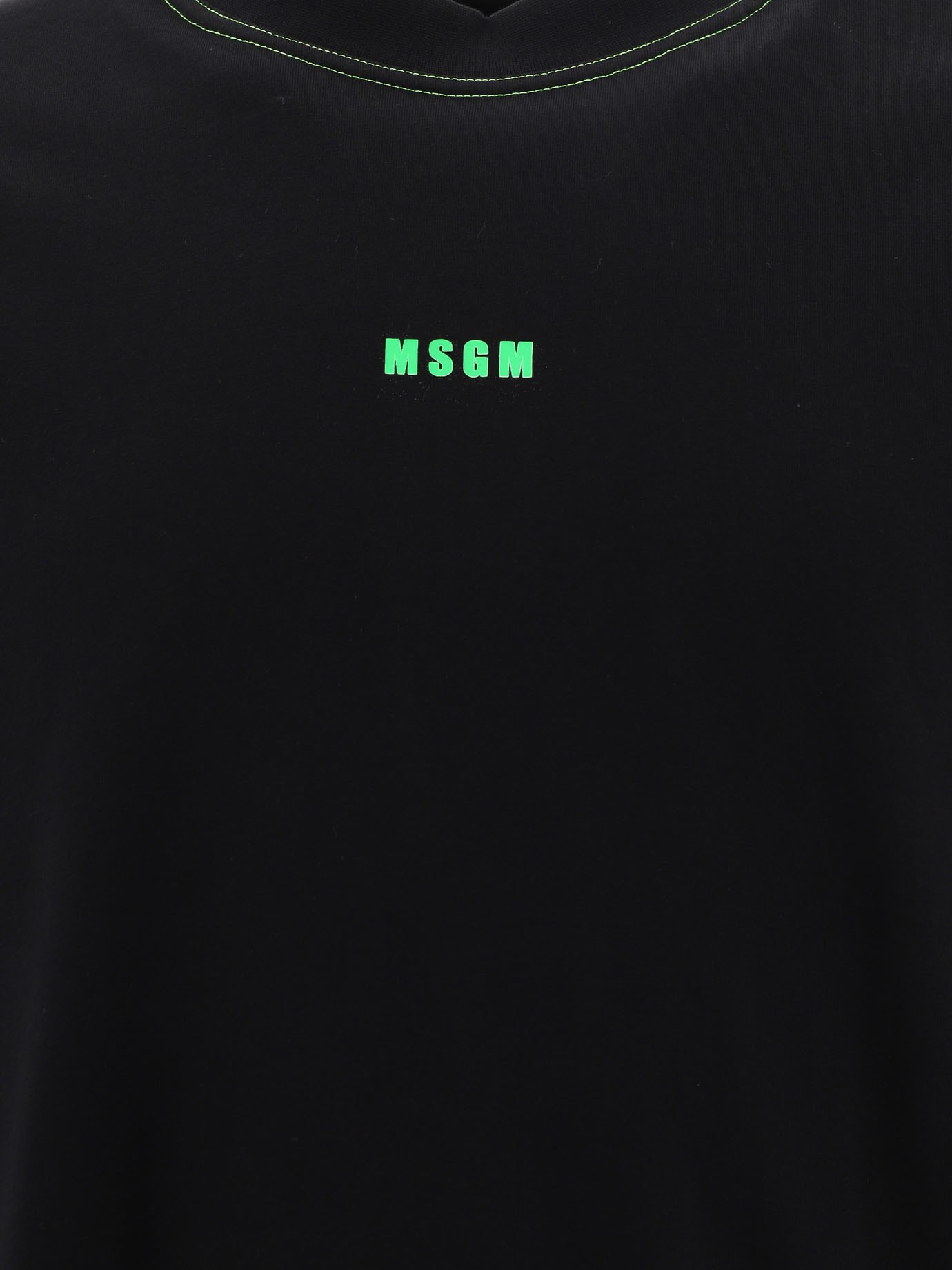 T-shirt con cuciture a contrasto by Msgm