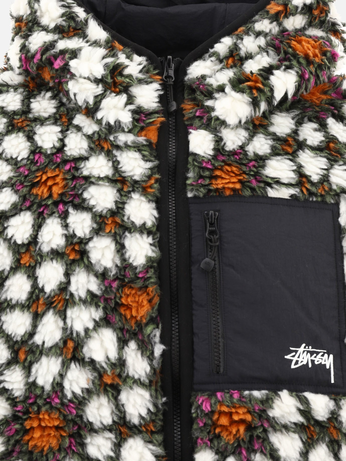 Giacca in pile reversibile  Pattern  by Stüssy