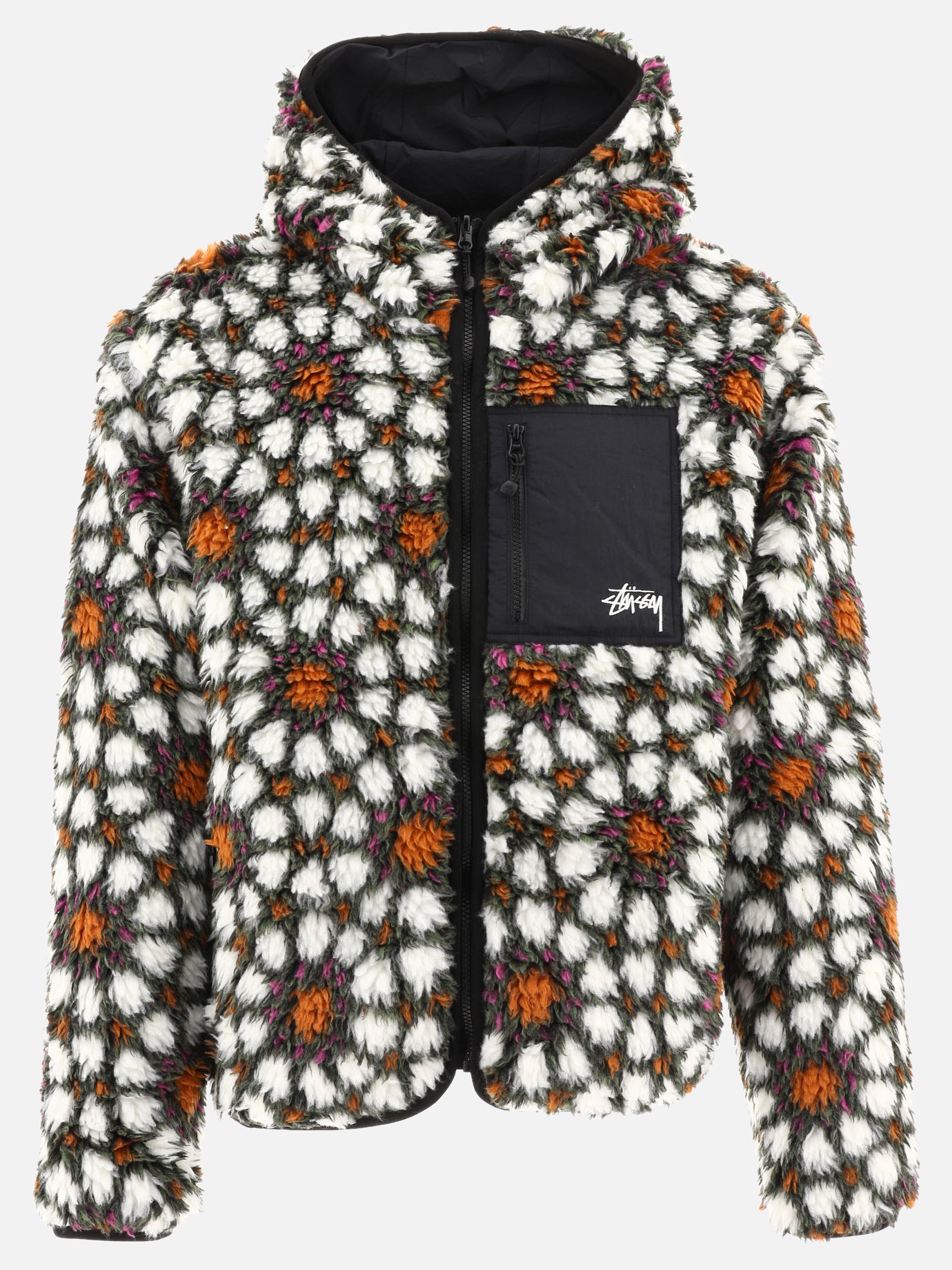 Giacca in pile reversibile  Pattern  by Stüssy