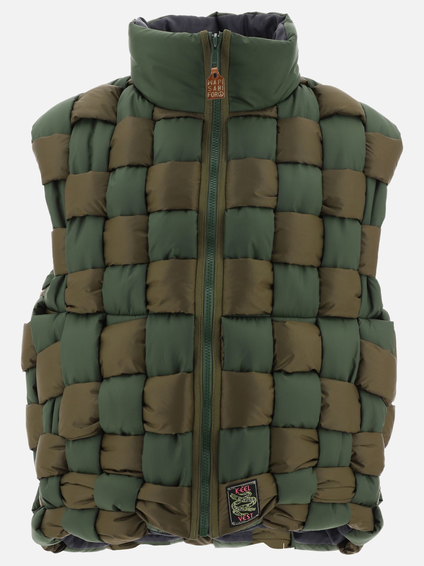  Keel reversible vest jacketby Kapital - 1