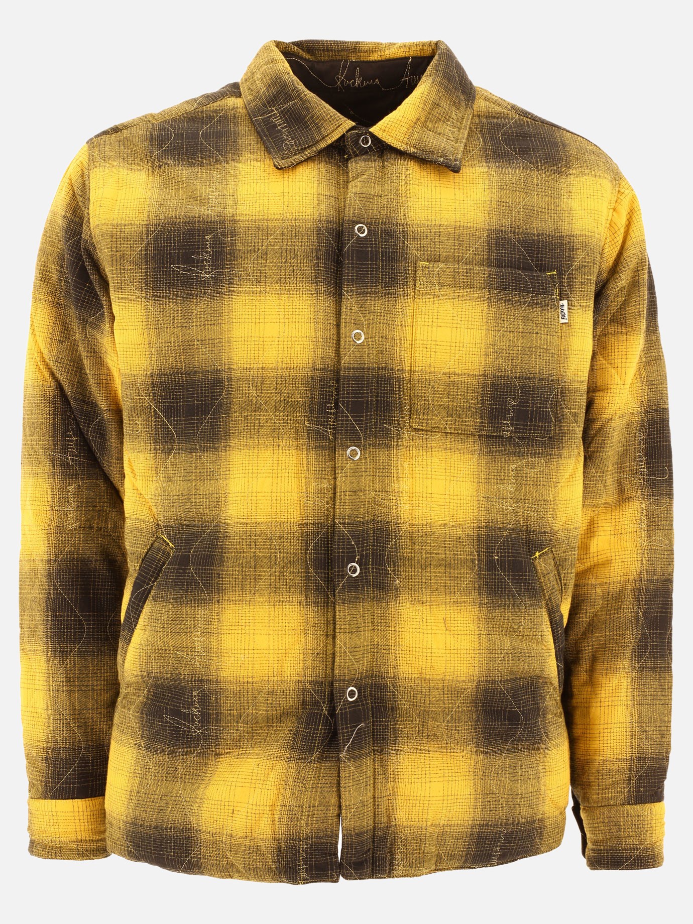 Reversible flannel overshirt