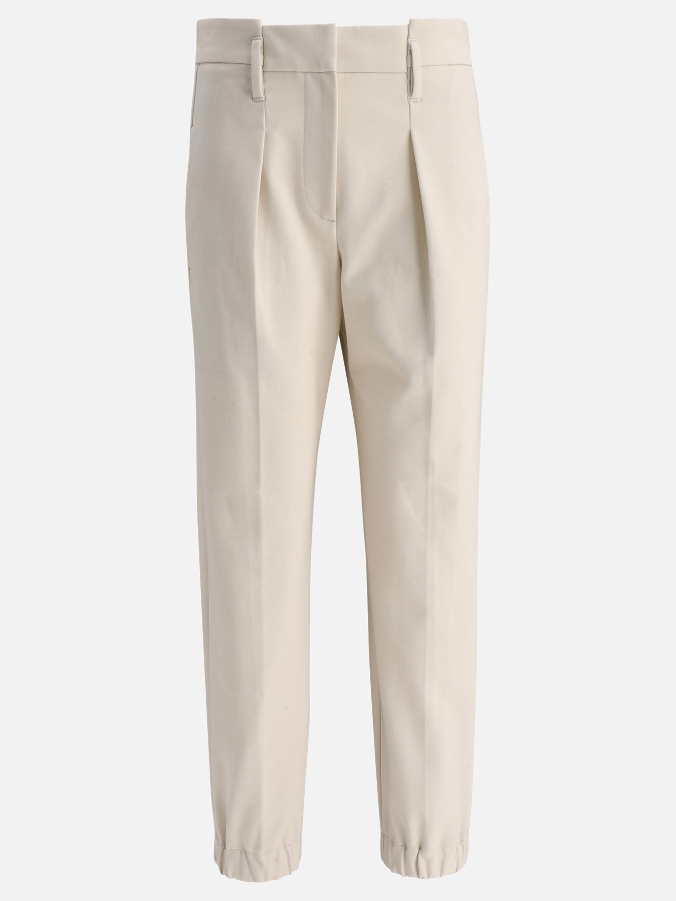 Stretch tailored trousers