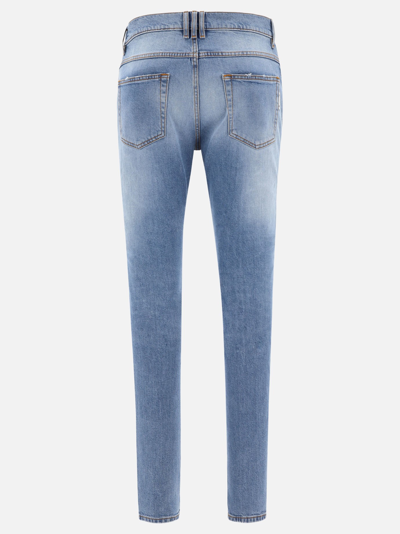 Jeans con placchetta by Balmain