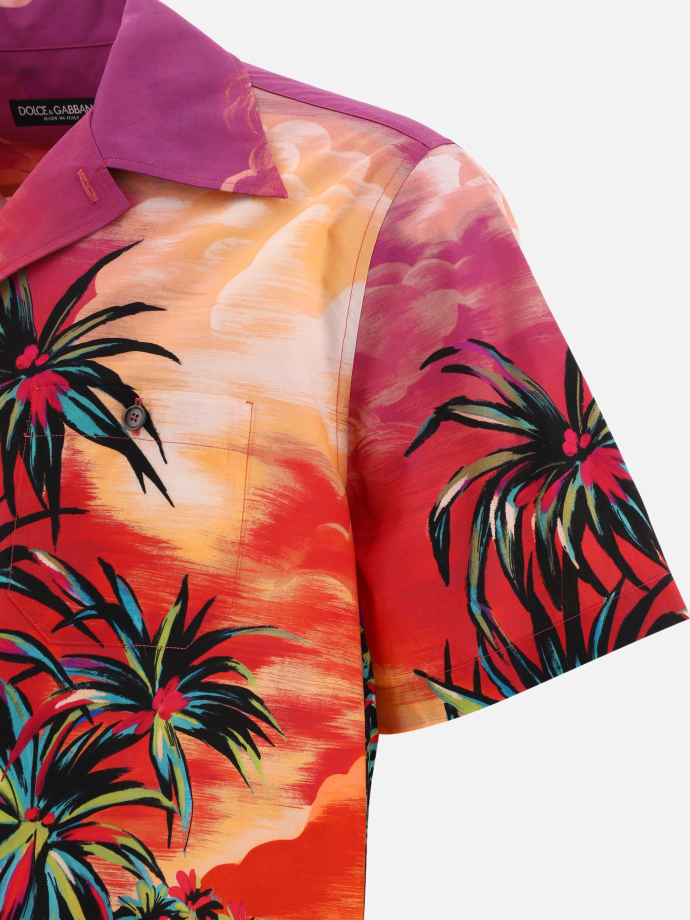 Camicia con stampa  Hawaii  by Dolce & Gabbana
