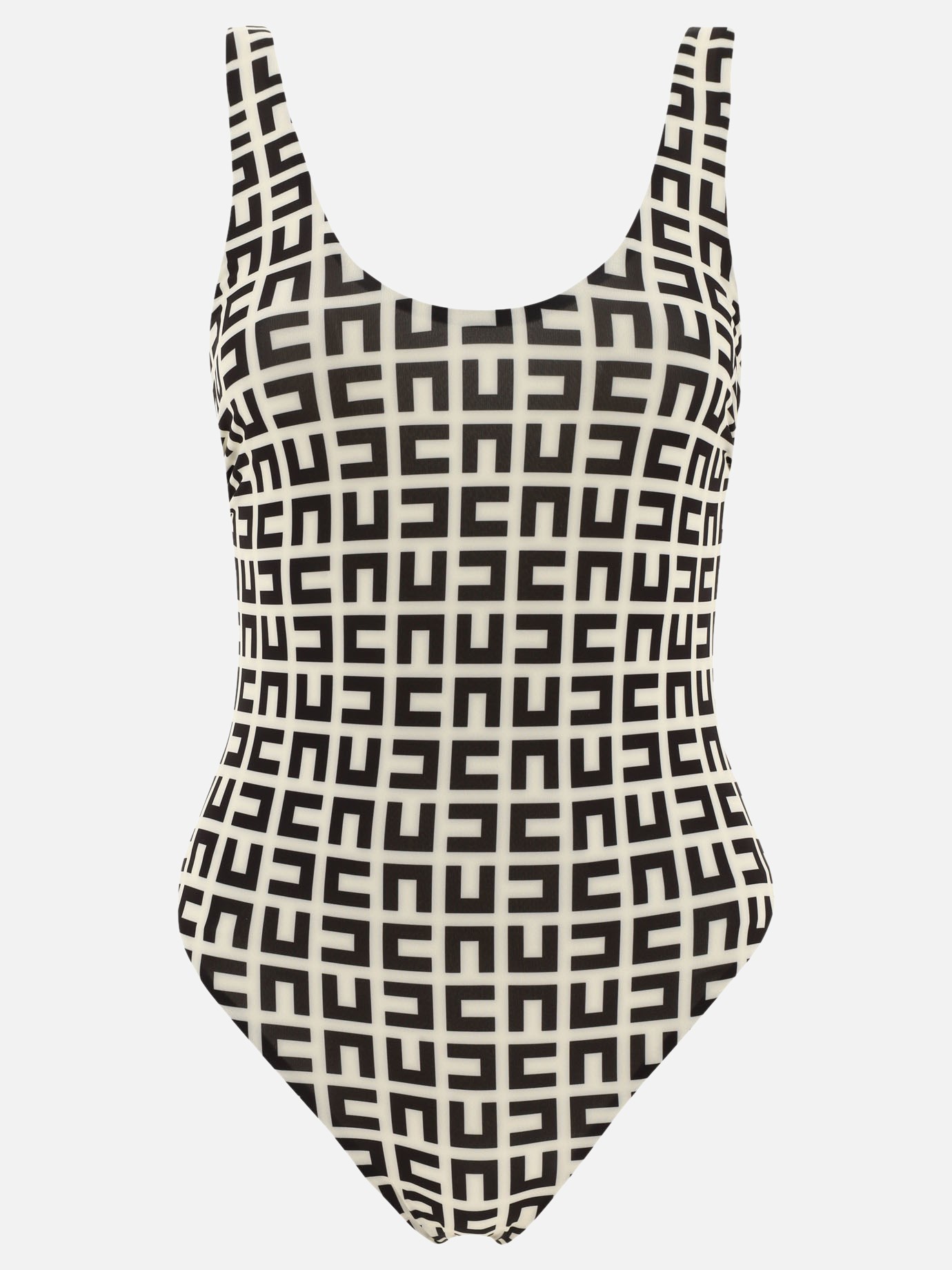 Swimsuit with maze pattern