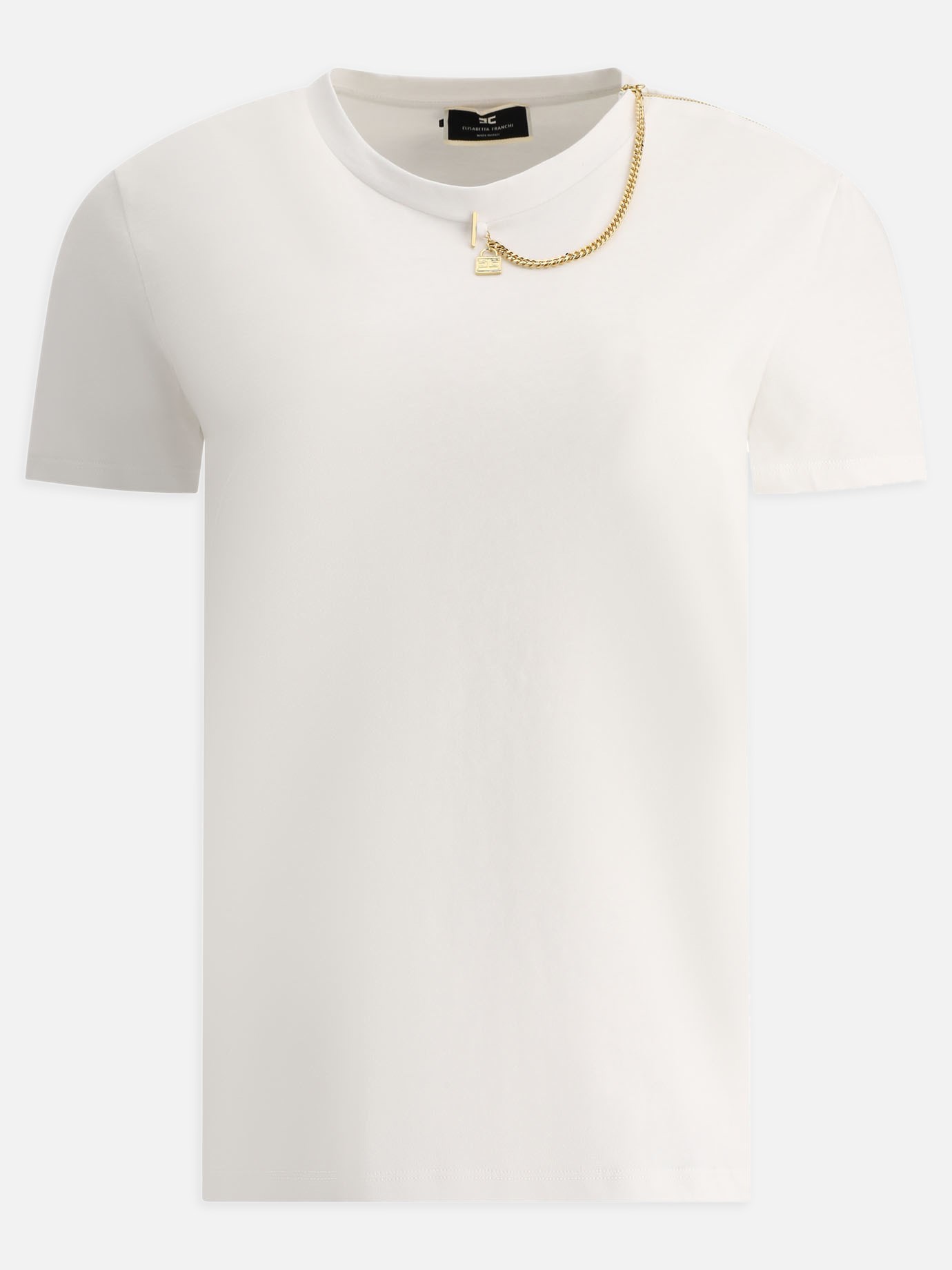 T-shirt with chain