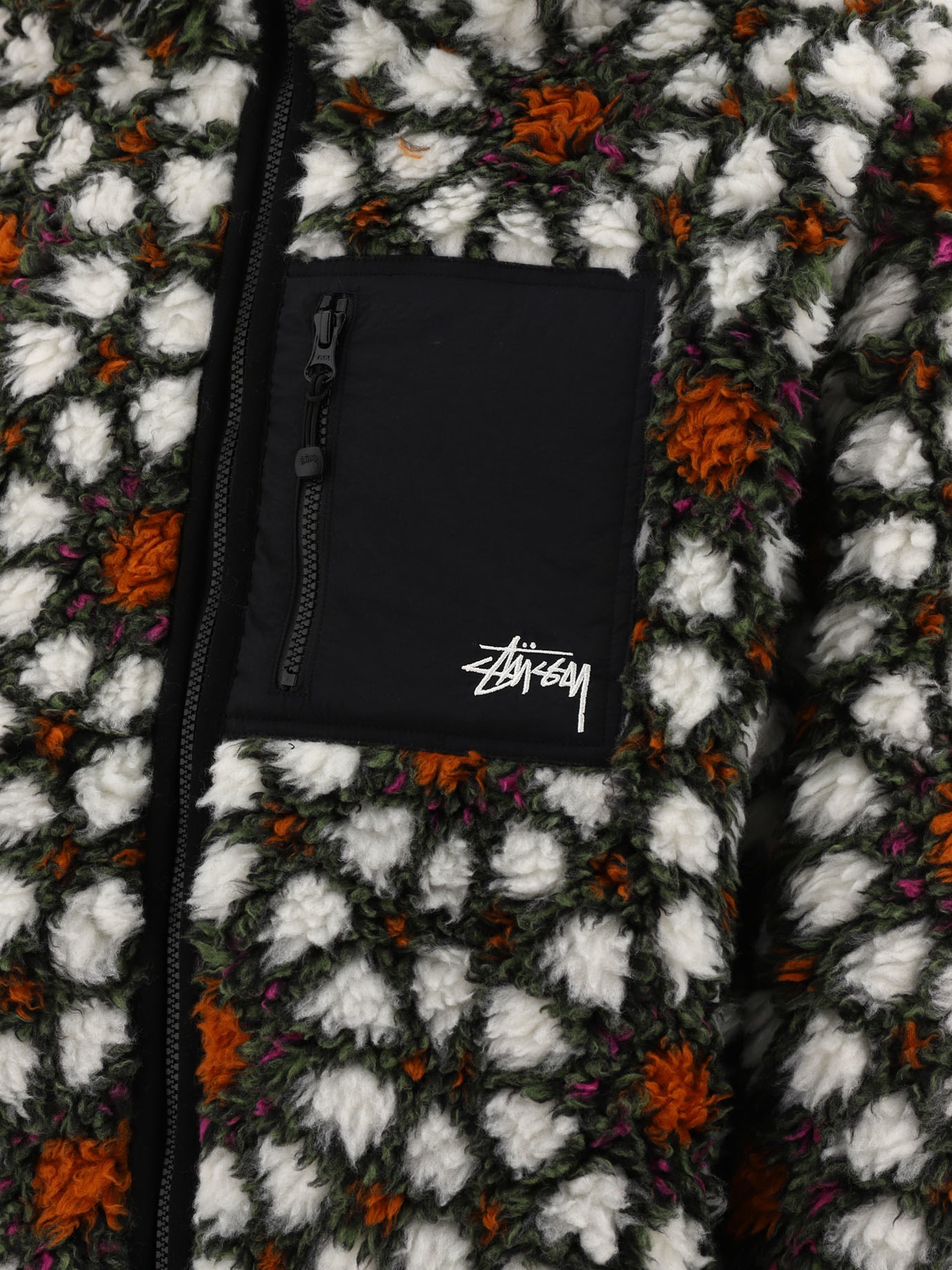 Giacca in pile  Pattern Sherpa  by Stüssy