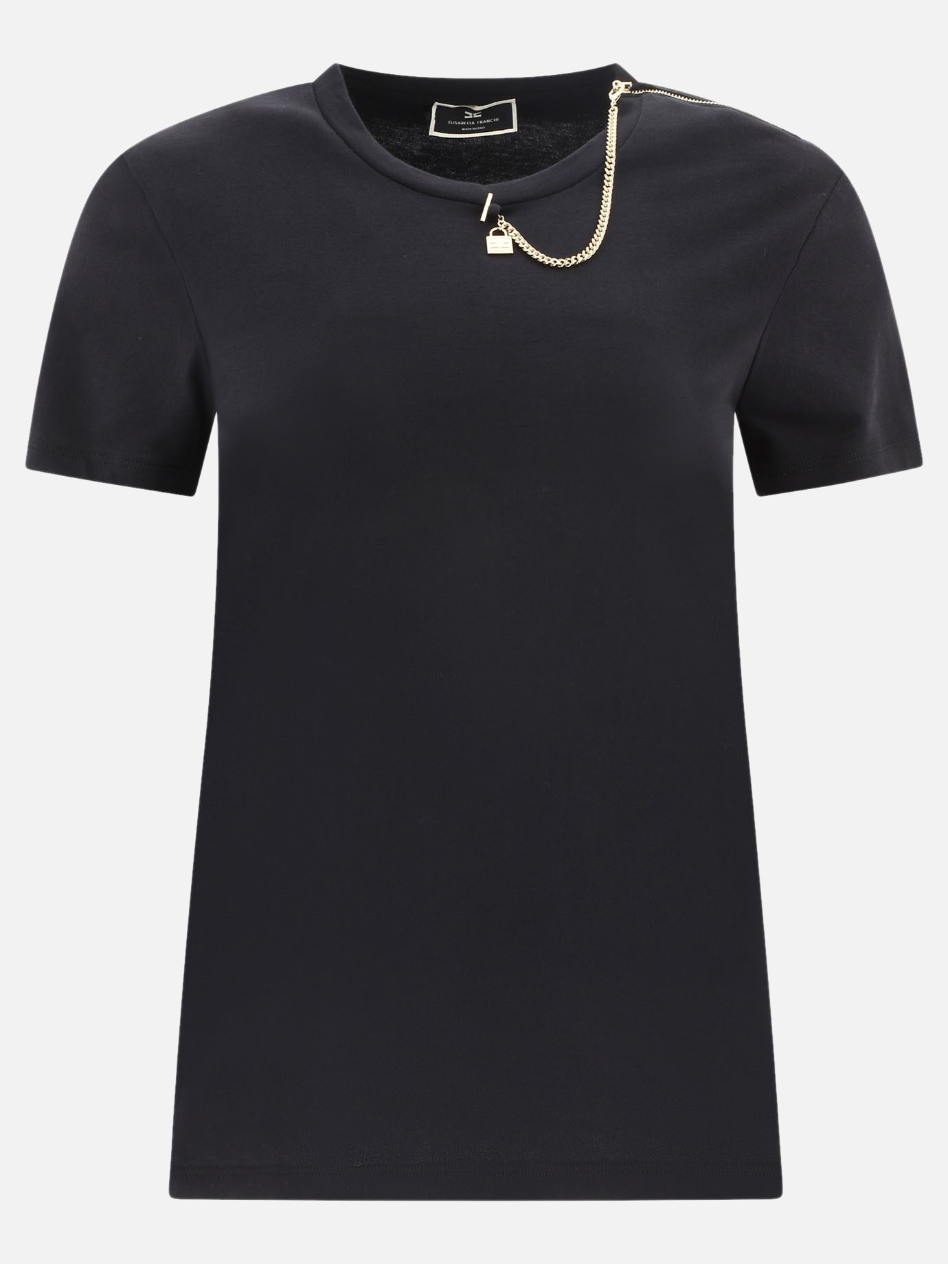 T-shirt with chain