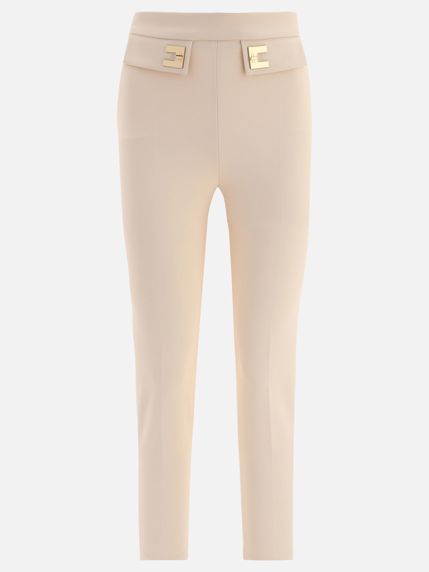 Trousers in double-layer stretch crêpe