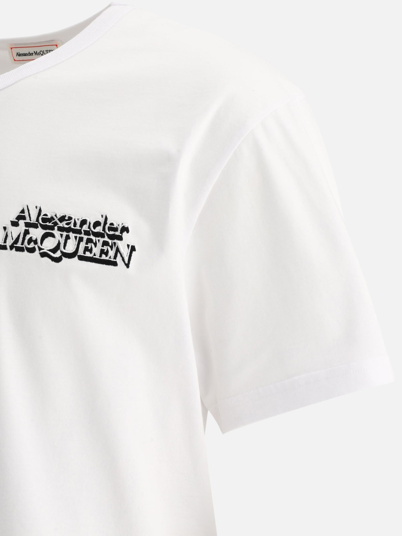T-shirt con logo by Alexander McQueen