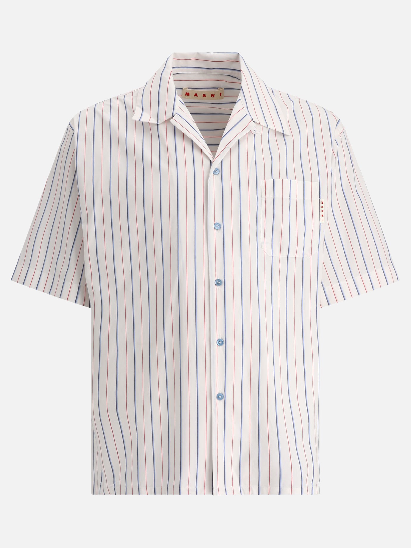Striped bowling shirt